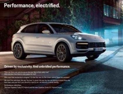 The new Cayenne Turbo S E-Hybrid models. Page 8