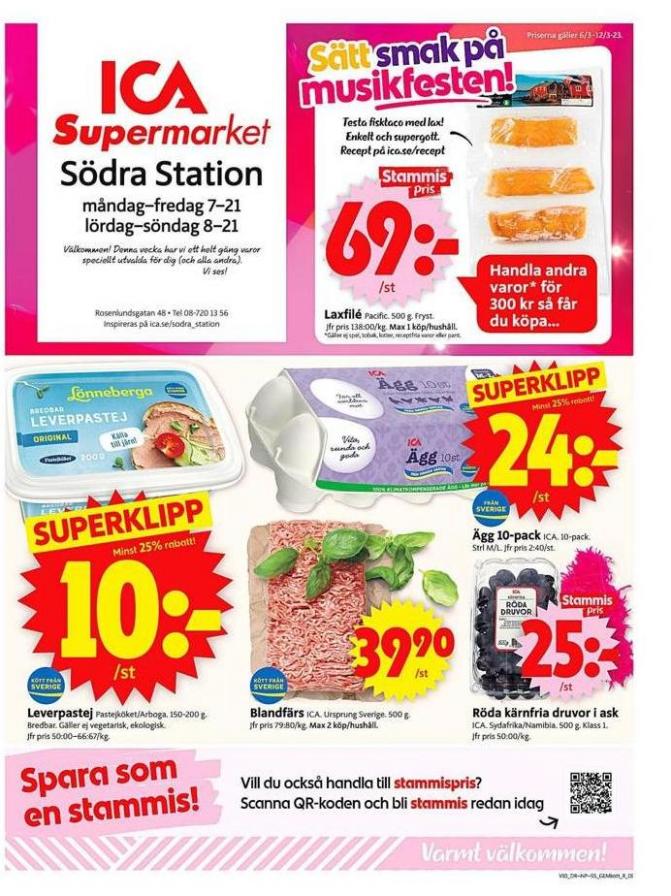 ICA Supermarket Erbjudanden. Page 1