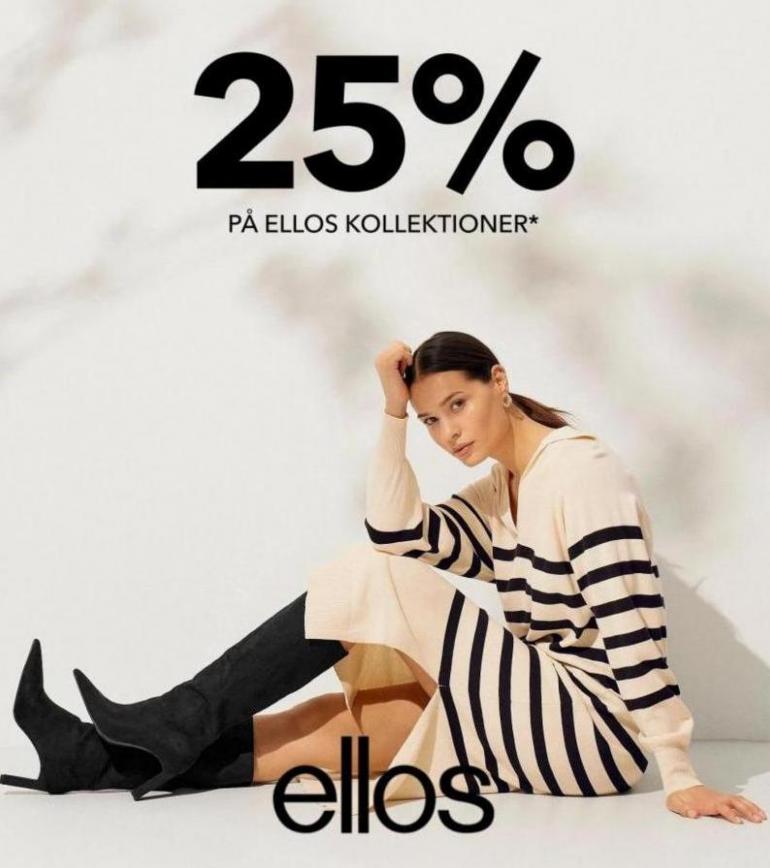 25% rabatt på Ellos kollektioner. Ellos (2023-04-22-2023-04-22)