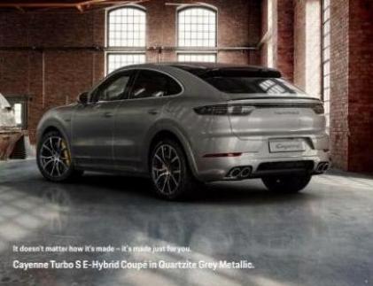 The new Cayenne Turbo S E-Hybrid models. Page 32