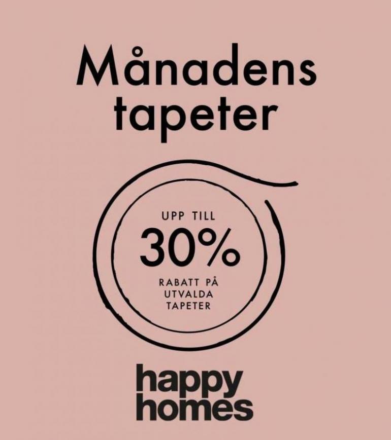 Månadens Tapeter. Happy Homes (2023-05-16-2023-05-16)