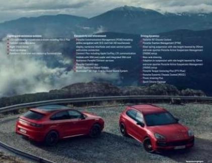 The new Cayenne GTS models. Page 35