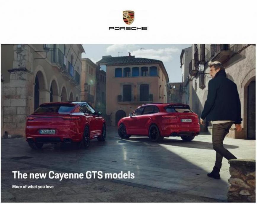 The new Cayenne GTS models. Porsche (2024-03-23-2024-03-23)