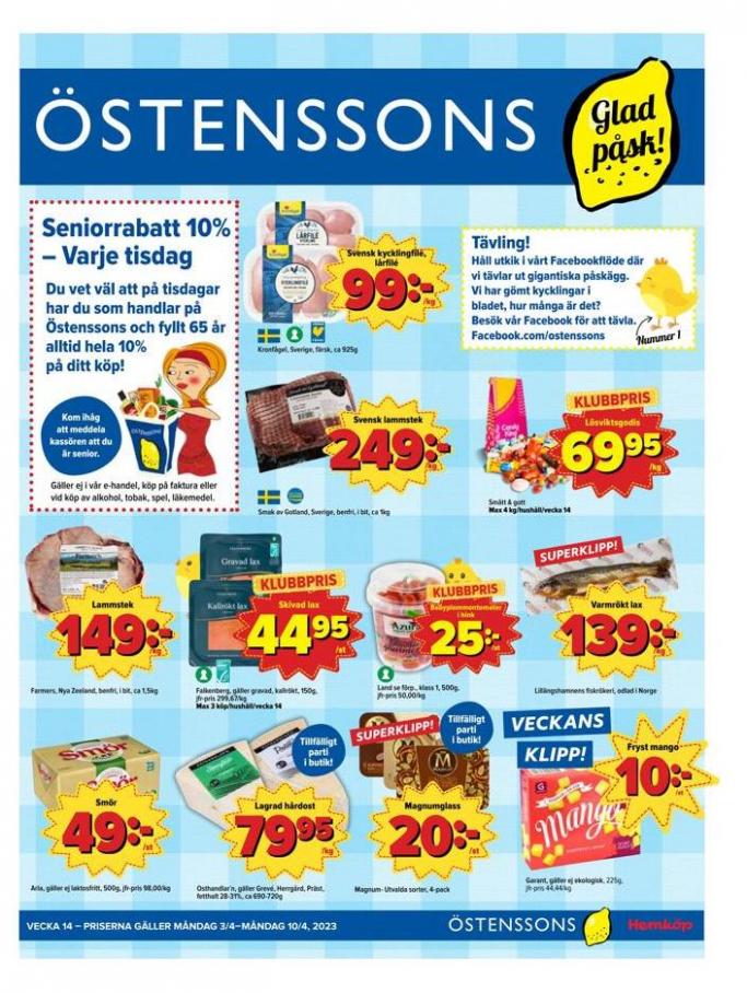 Östenssons reklambad. Östenssons (2023-04-10-2023-04-10)