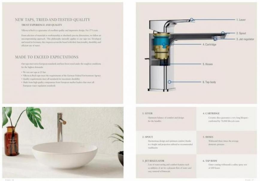 Taps & Fittings from Villeroy & Boch. Page 19