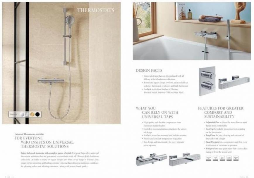 Taps & Fittings from Villeroy & Boch. Page 16