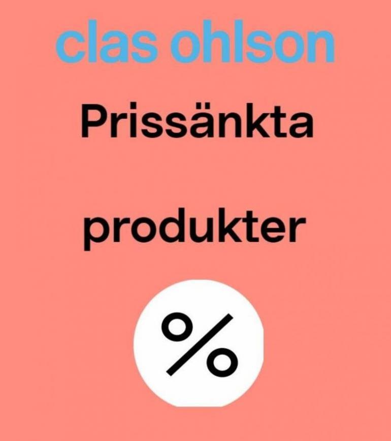 Prissänkta produkter. Clas Ohlson (2023-05-08-2023-05-08)