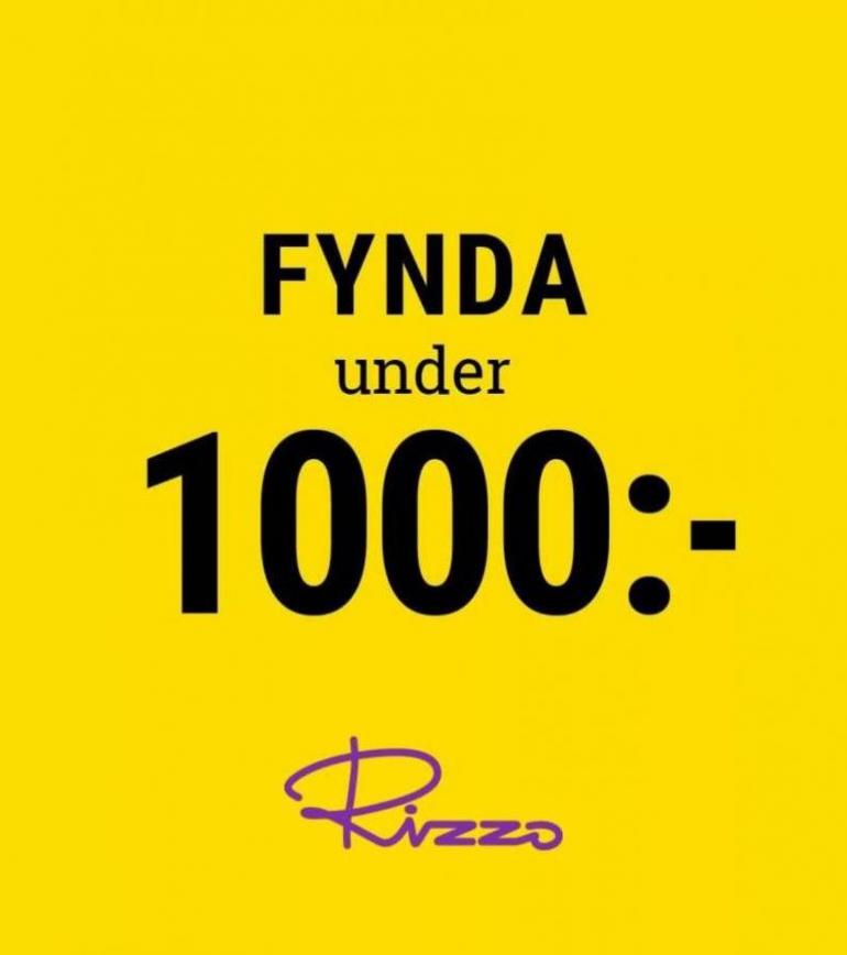 Fynd under 1000 kr. Rizzo (2023-06-15-2023-06-15)