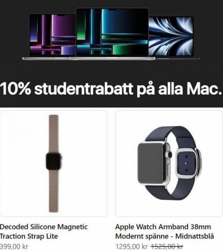 10% studentrabatt på alla Mac. Page 6