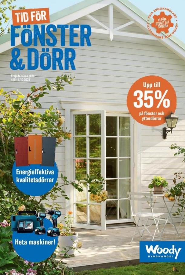 Kampanjblad Fönster & Dörr. Woody Bygghandel (2023-10-01-2023-10-01)
