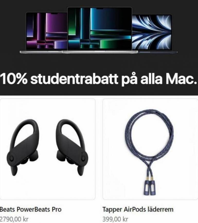 10% studentrabatt på alla Mac. Page 10