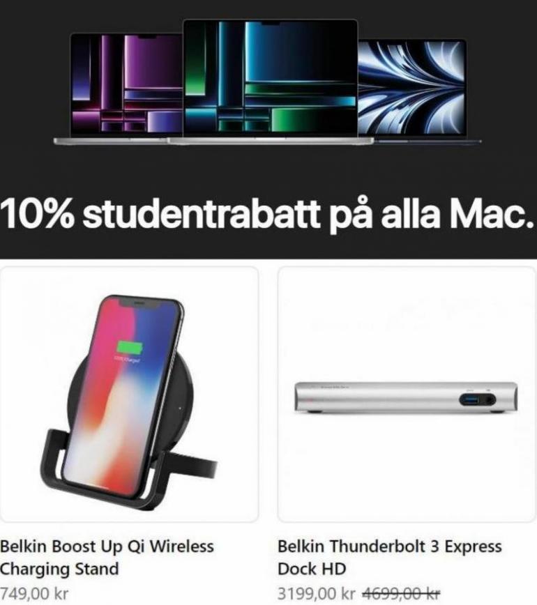 10% studentrabatt på alla Mac. Page 5