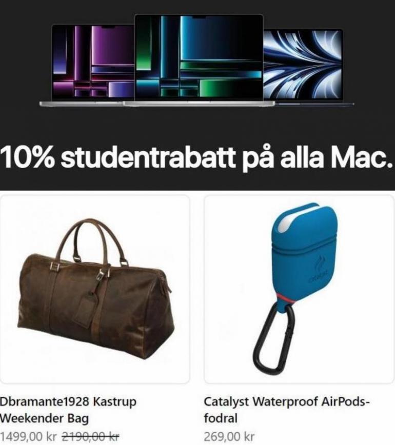 10% studentrabatt på alla Mac. Page 12
