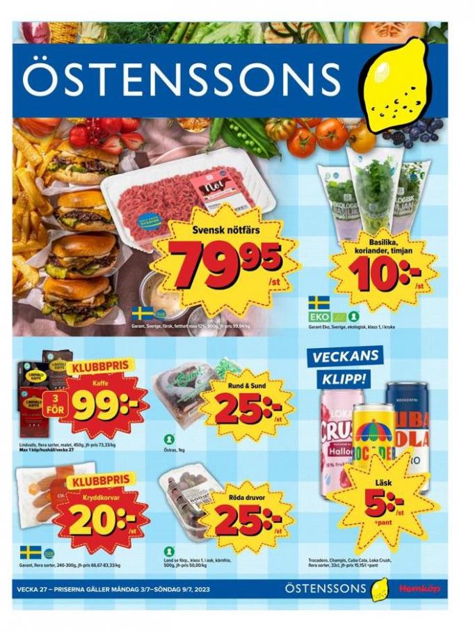 Östenssons reklambad. Östenssons (2023-07-09-2023-07-09)