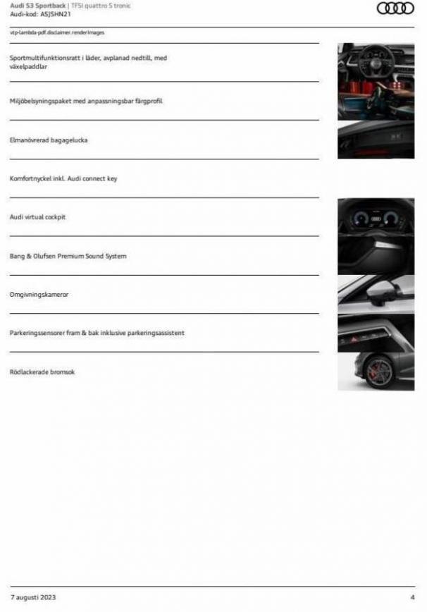 Audi S3 Sportback. Page 4