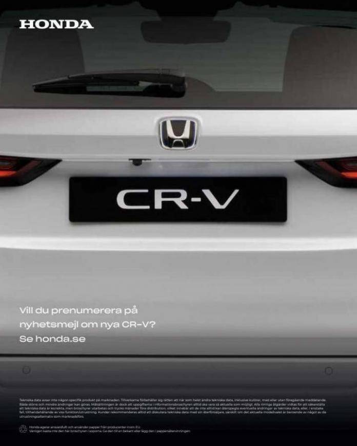Honda CR-V Hybrid broschyr. Page 8