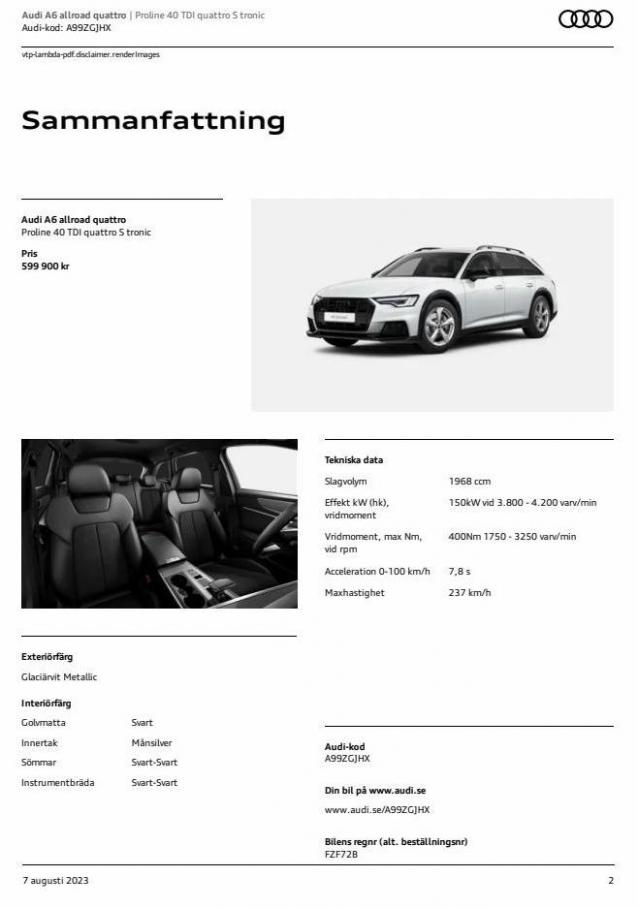 Audi A6 allroad quattro. Page 2