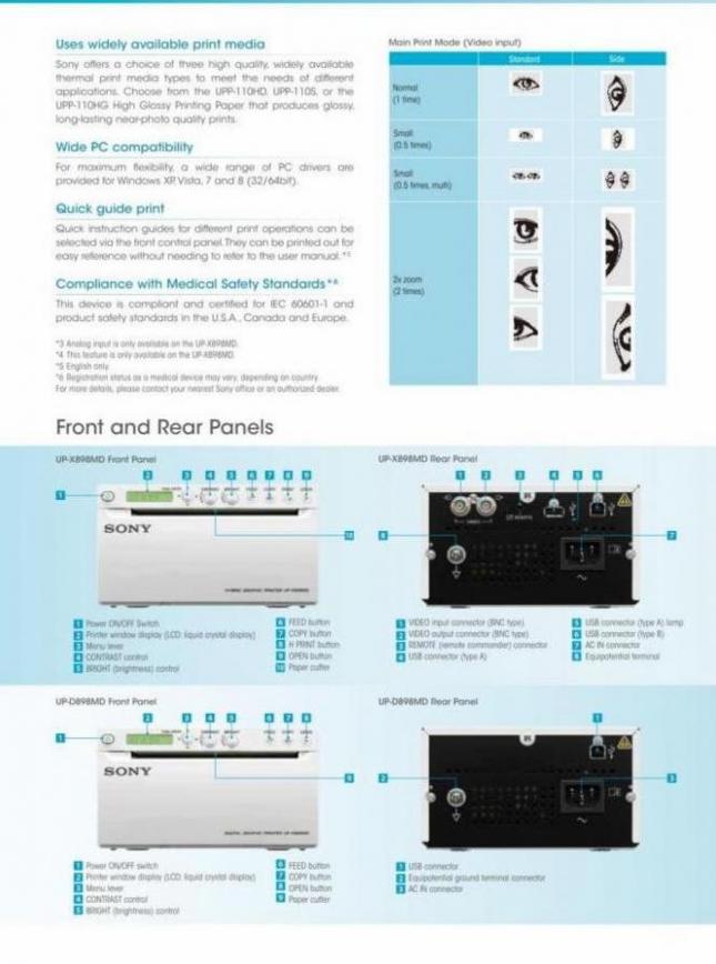 Sony Hybrid & Digital Graphic Printer. Page 3