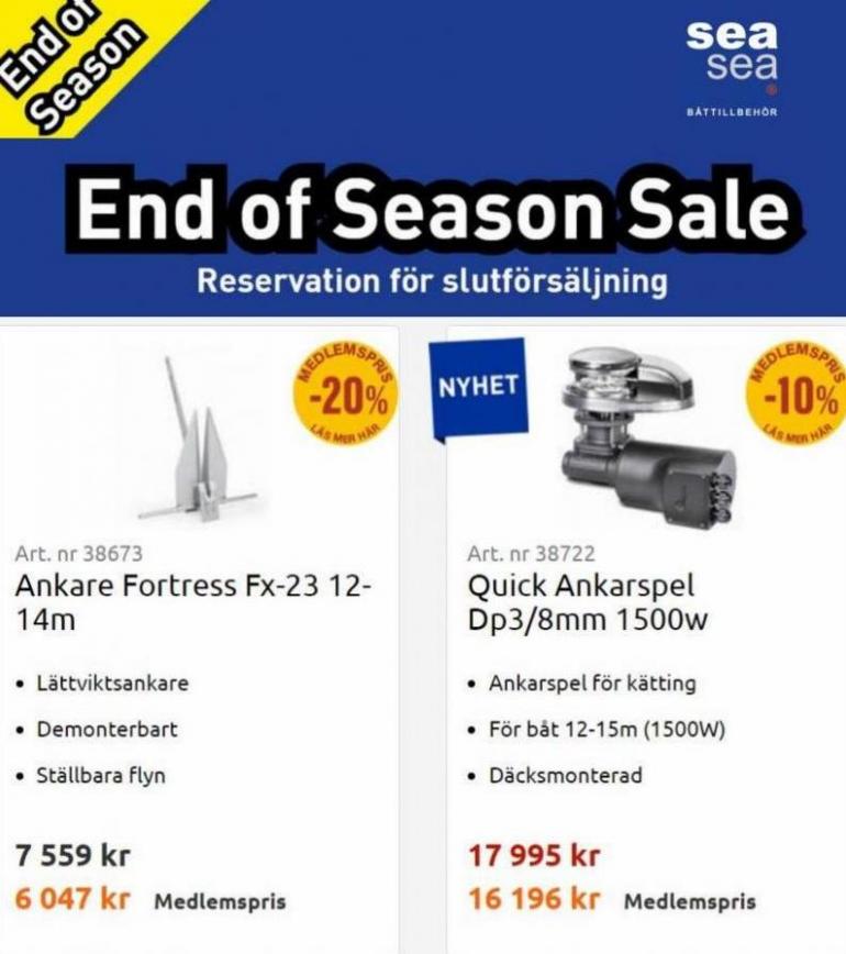 End of Season Sale. Page 10