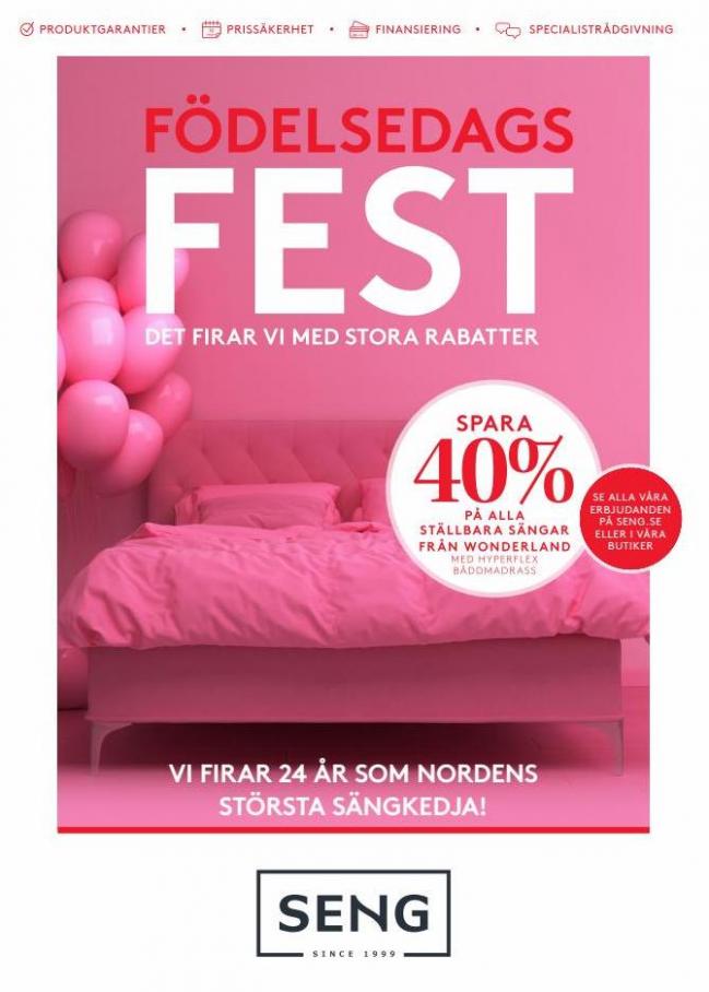 Sängjätten Erbjudande Födelsedags Fest. Sängjätten (2023-08-27-2023-08-27)