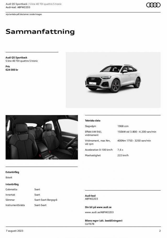 Audi Q5 Sportback. Page 2