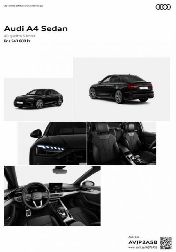Audi A4 Sedan. Page 1
