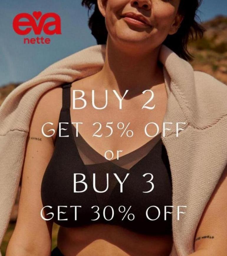 Buy 2 get -25% Off. Evanette (2023-10-16-2023-10-16)