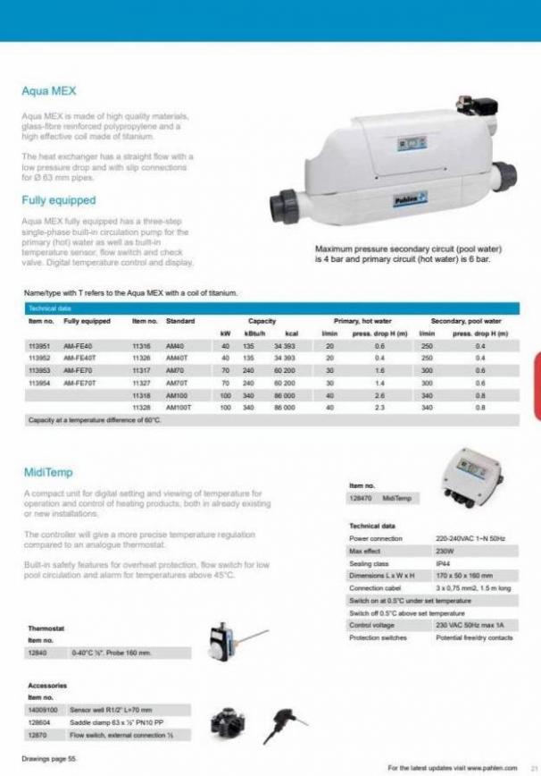 Pahlen Product Catalogue. Page 21