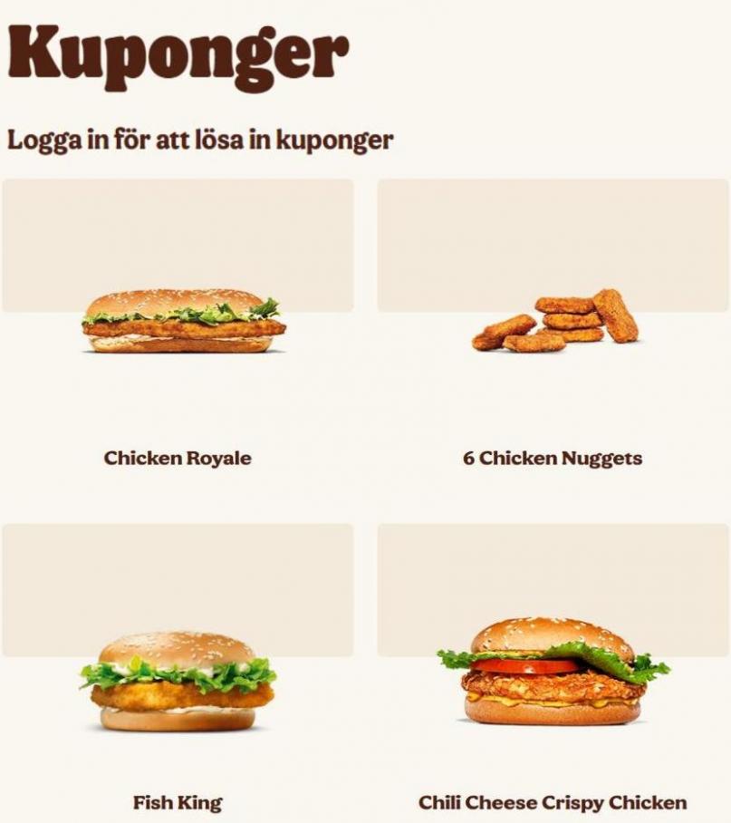 Burger King Meny. Page 7