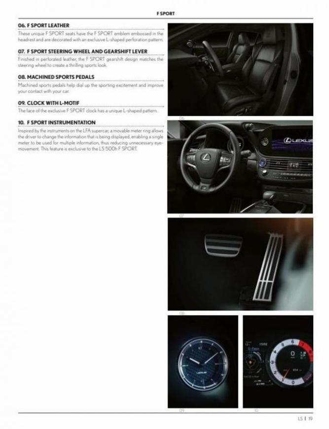 Lexus LS. Page 19