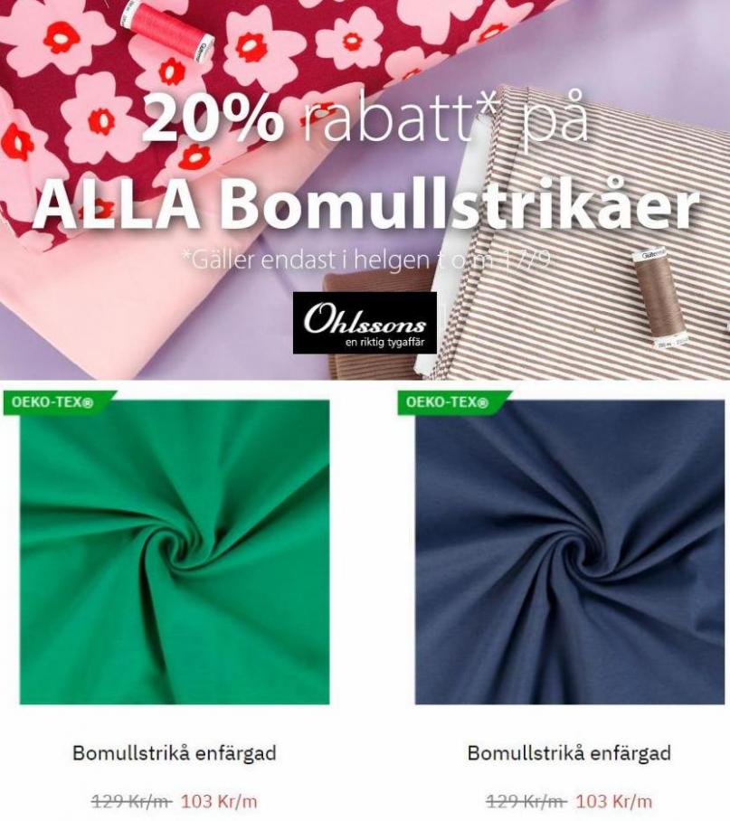 20% rabatt på ALLA Bomullstrikåer. Page 4