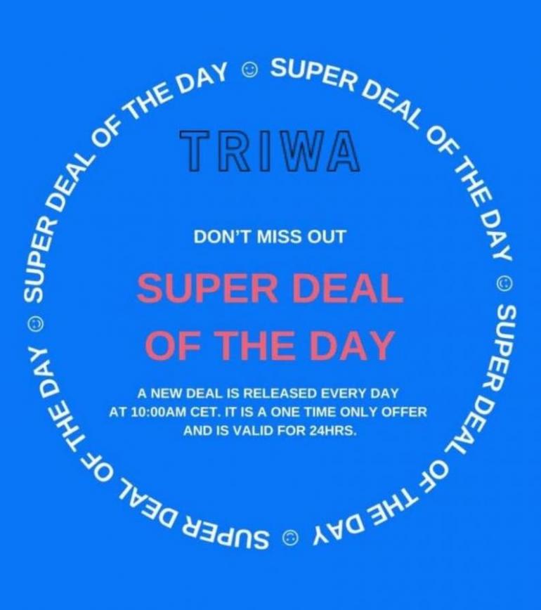 Super Deal of the Day. Triwa (2023-11-06-2023-11-06)