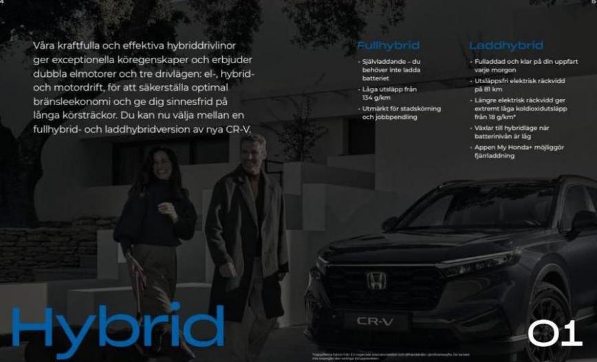 Honda CR-V Hybrid broschyr. Page 3