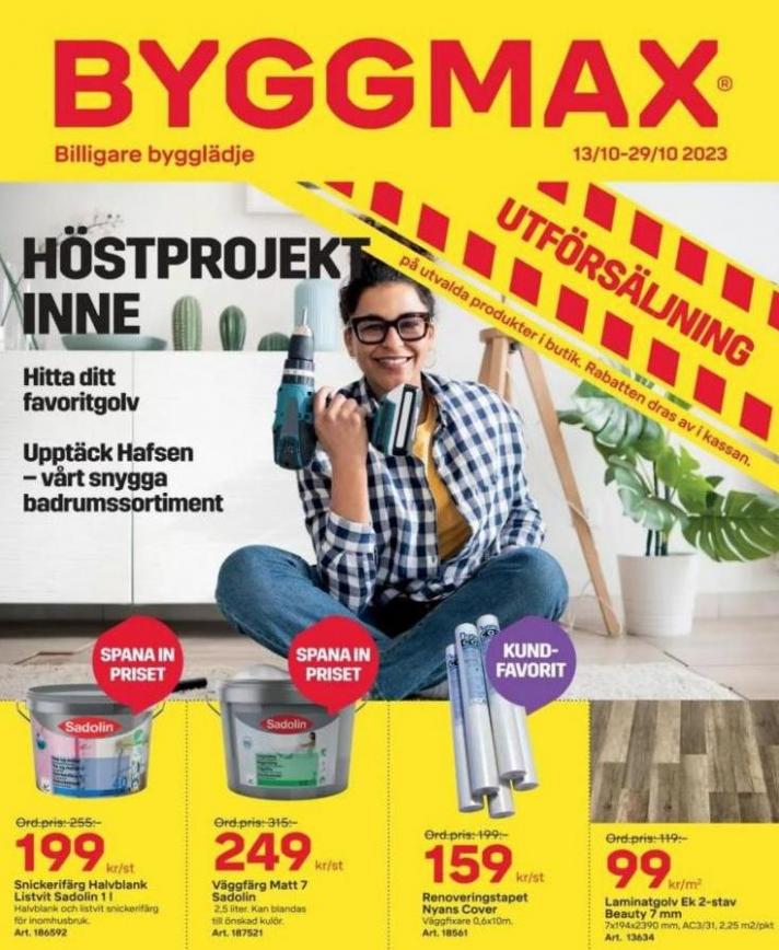 Byggmax Erbjudande Aktuella Kampanjer. Byggmax (2023-10-29-2023-10-29)