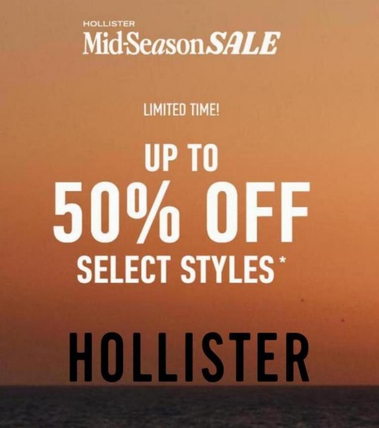 Hollister Mid Season Sale. Hollister (2023-12-02-2023-12-02)