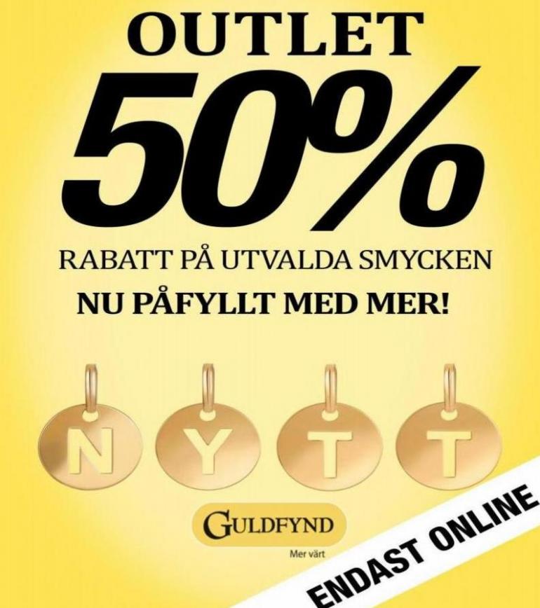 Guldfynd Outlet 50%. Guldfynd (2023-10-30-2023-10-30)