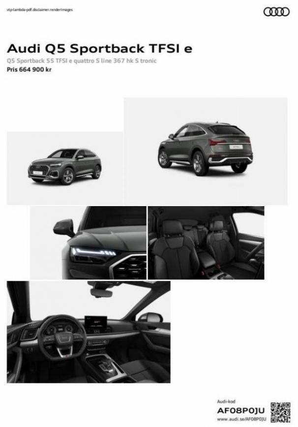 Audi Q5 Sportback TFSI e. Audi (2024-10-30-2024-10-30)