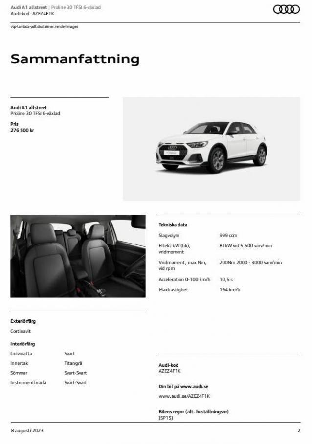 Audi A1 allstreet. Page 2