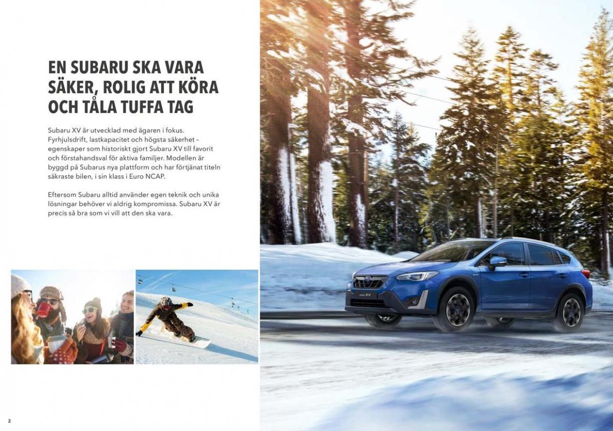 Subaru reklamblad. Page 2