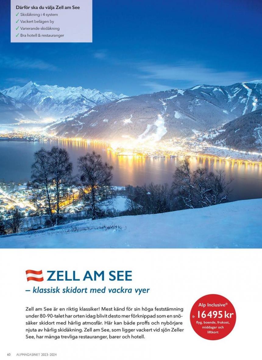 Alpmagasinet Vinter 2023 / 2024. Page 60