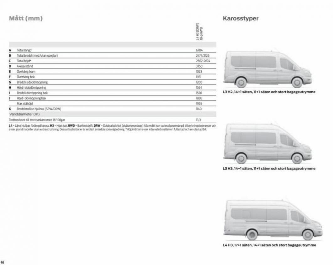 Ford Transit Minibuss. Page 48