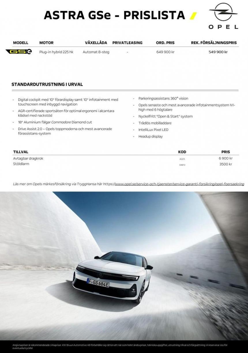 Opel Astra GSe. Page 2