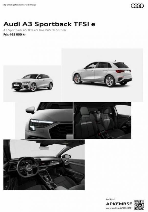 Audi A3 Sportback TFSI e. Audi (2024-11-06-2024-11-06)