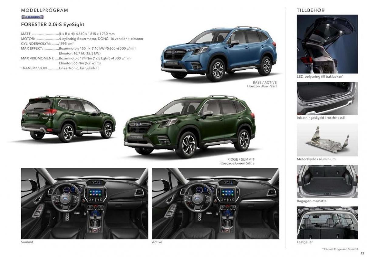 Subaru Forester. Page 13