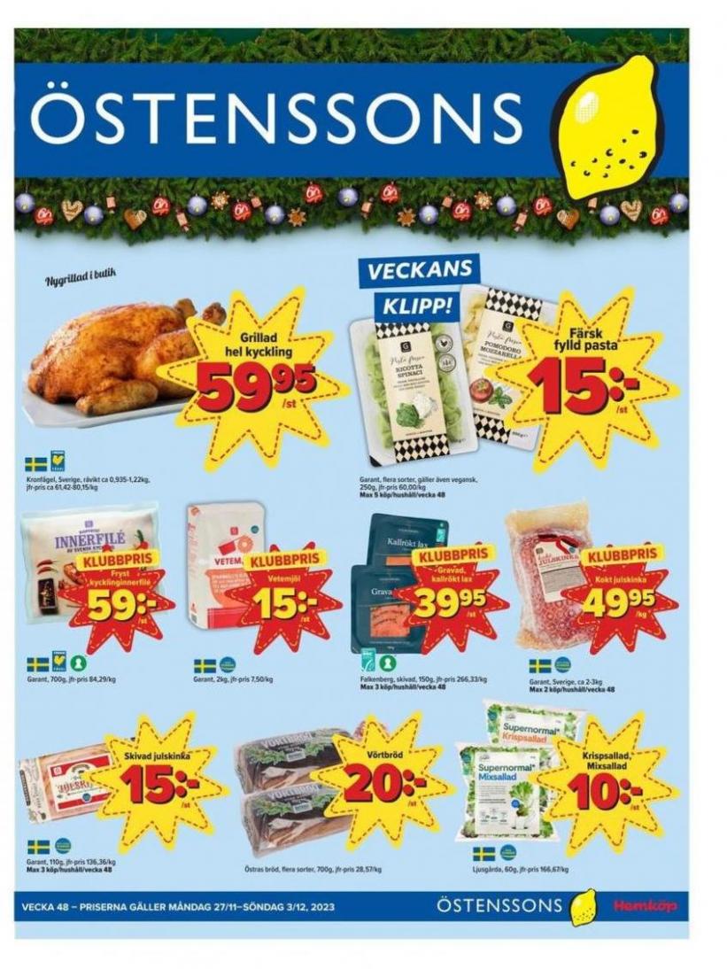 Östenssons reklambad. Östenssons (2023-12-03-2023-12-03)
