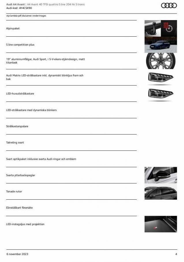 Audi A4 Avant. Page 4