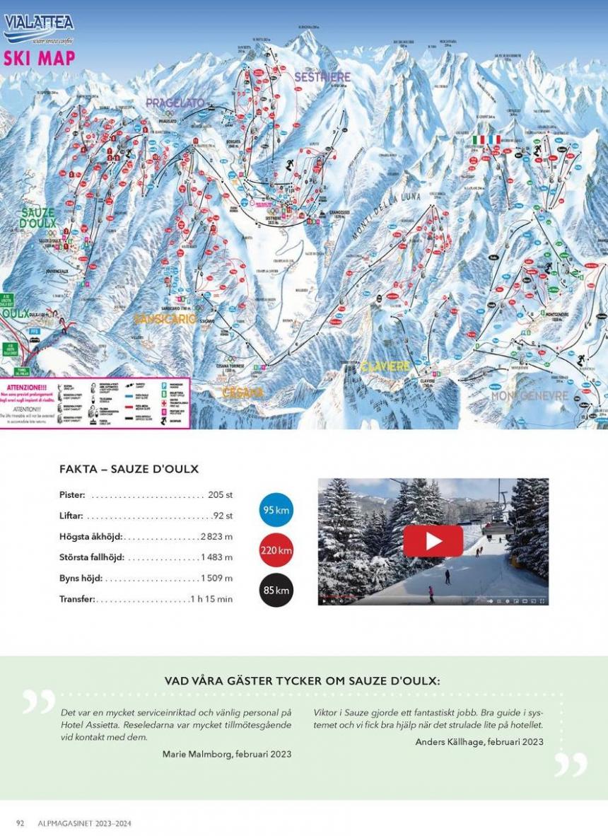 Alpmagasinet Vinter 2023 / 2024. Page 92