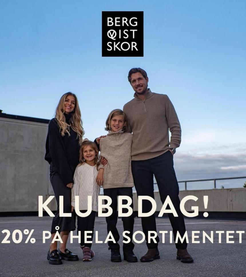 20% på hela sortimentet. Bergqvist Skor (2023-12-02-2023-12-02)