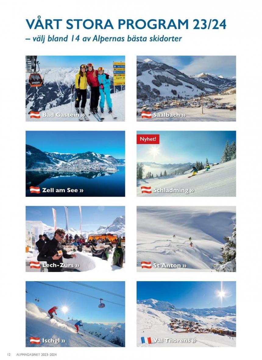 Alpmagasinet Vinter 2023 / 2024. Page 12
