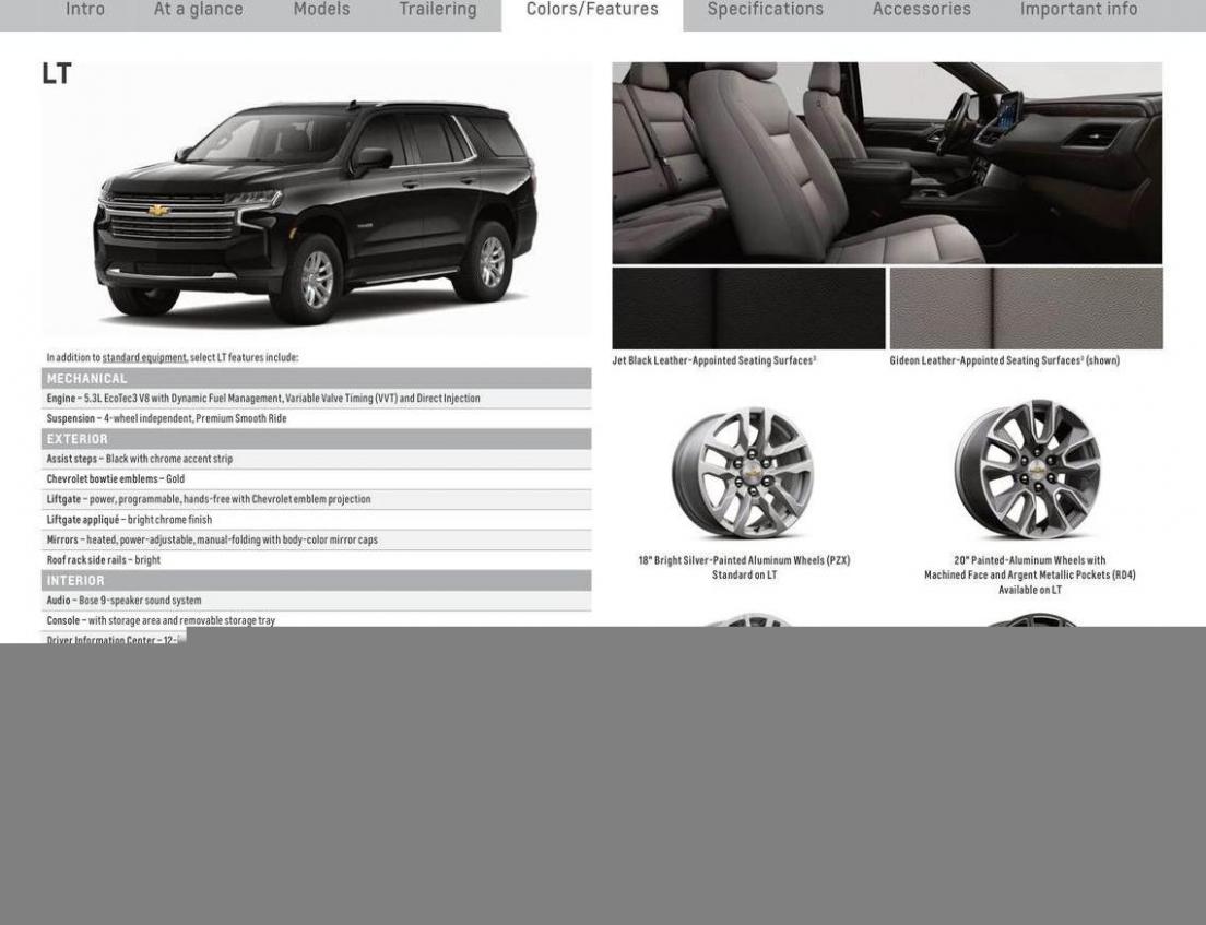 Chevrolet Tahoe 2023. Page 11